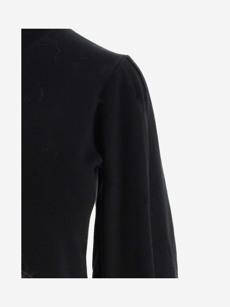 pullover wool-blend black by Selfnex