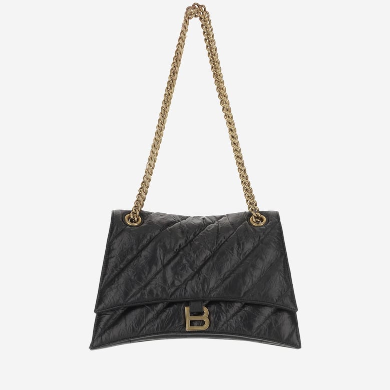 crush medium quilted leather bag by Selfnex