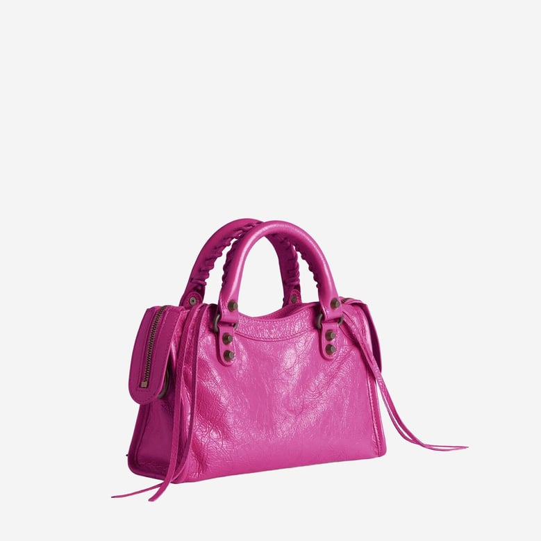 mini le city bag fuchsia lambskin by Selfnex