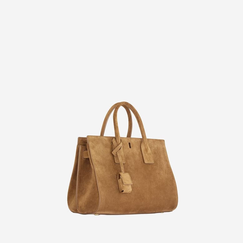suede sac de jour bag by Selfnex