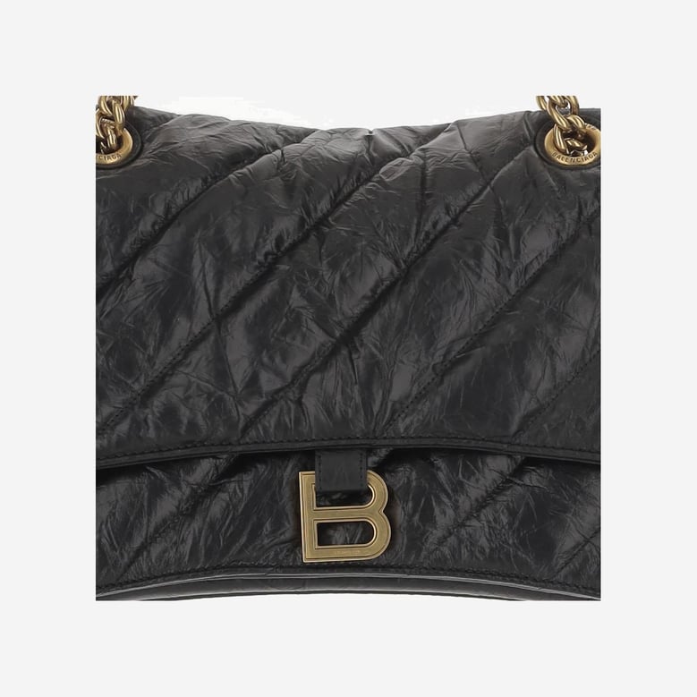 crush medium quilted leather bag by Selfnex