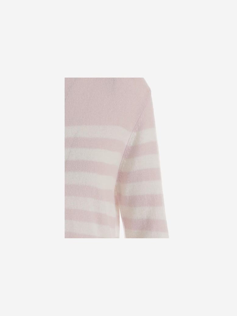 cashmere sweater with striped pattern by Selfnex