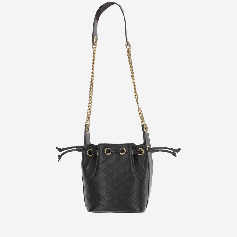 lambskin leather bucket bag by Selfnex