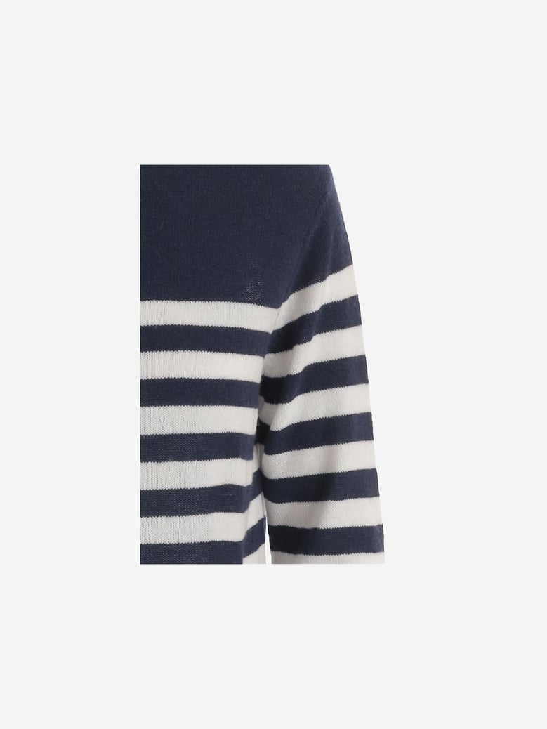 cashmere sweater with striped pattern by Selfnex