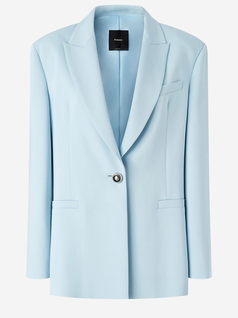 jacket stretch viscose light blue by Selfnex