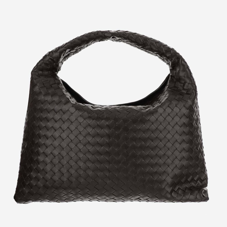 large hop bag in brown calfskin by Selfnex