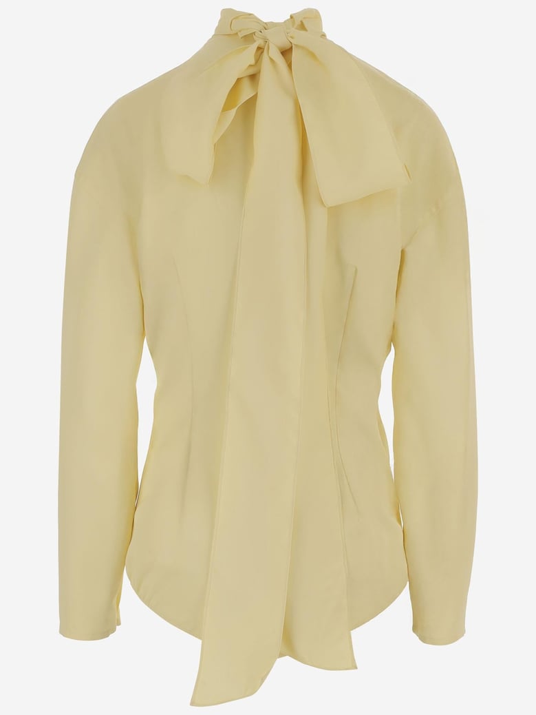 viscose shirt light yellow by Selfnex