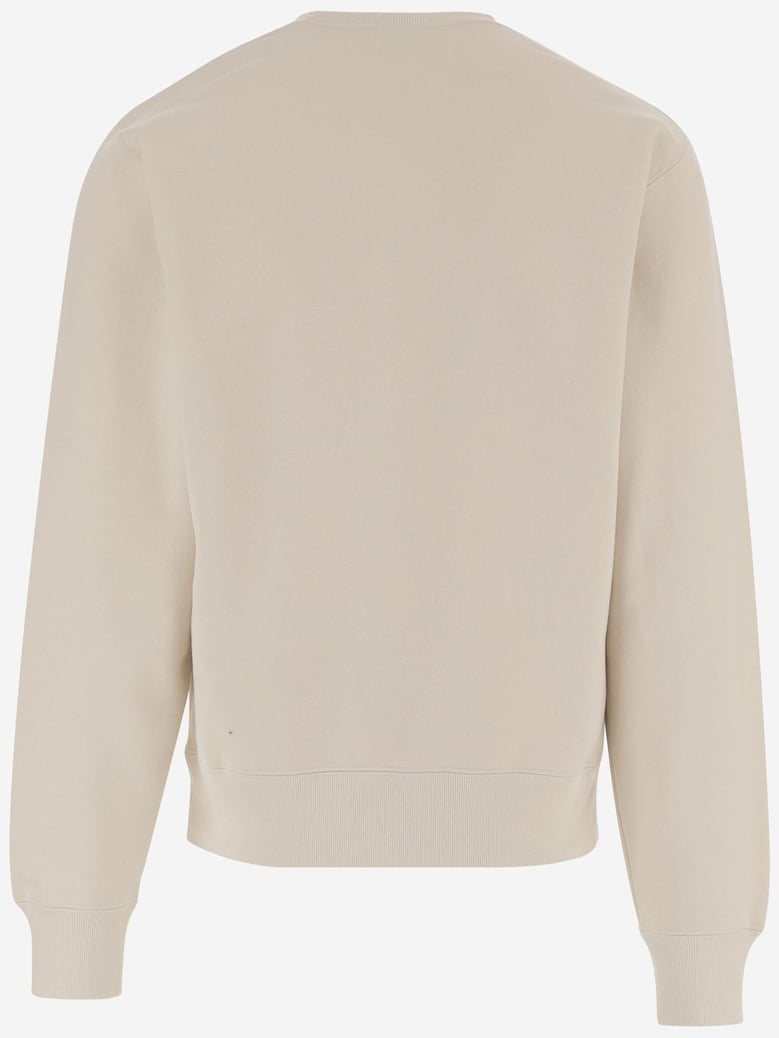 cotton sweatshirt ivory by Selfnex