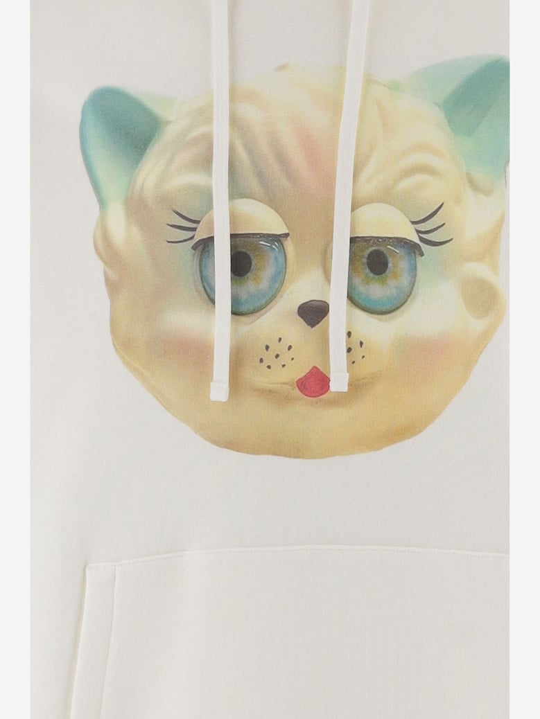 sweatshirt le chat print cotton by Selfnex