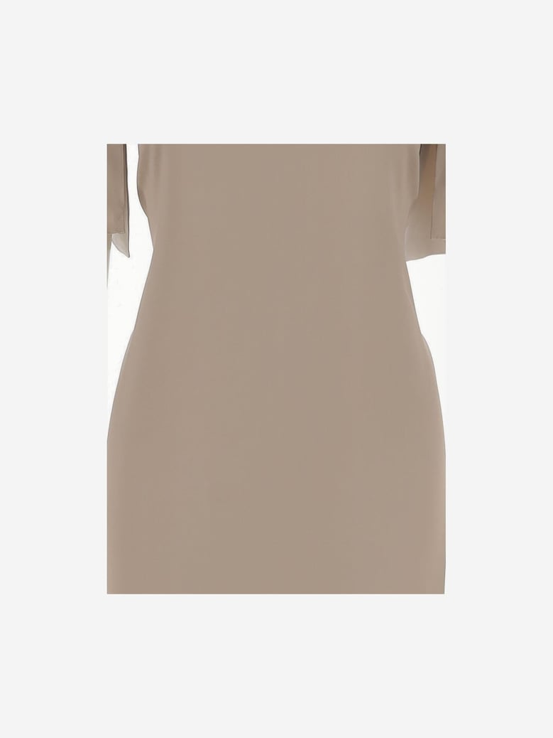 dress twenty silk satin beige by Selfnex