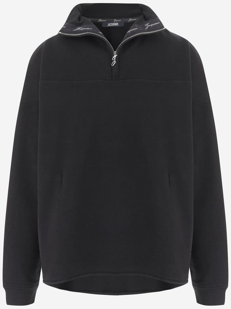 sweatshirt rond carré black by Selfnex