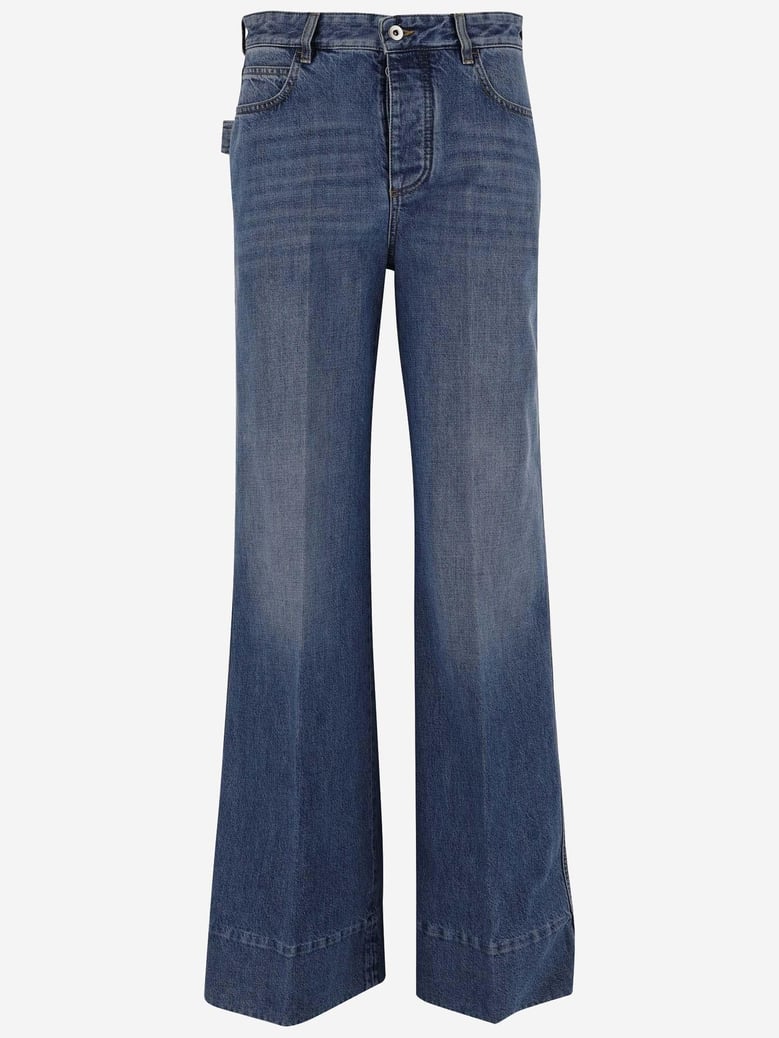 cotton denim jeans in navy by Selfnex