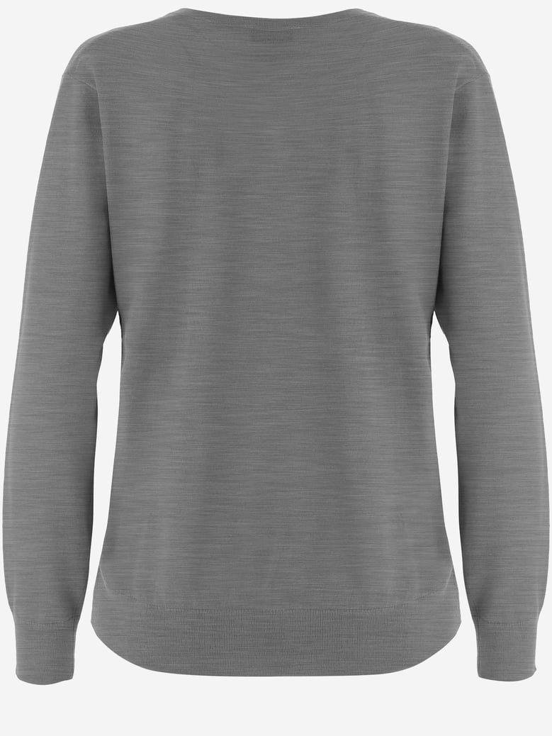 wool sweater merino grey by Selfnex