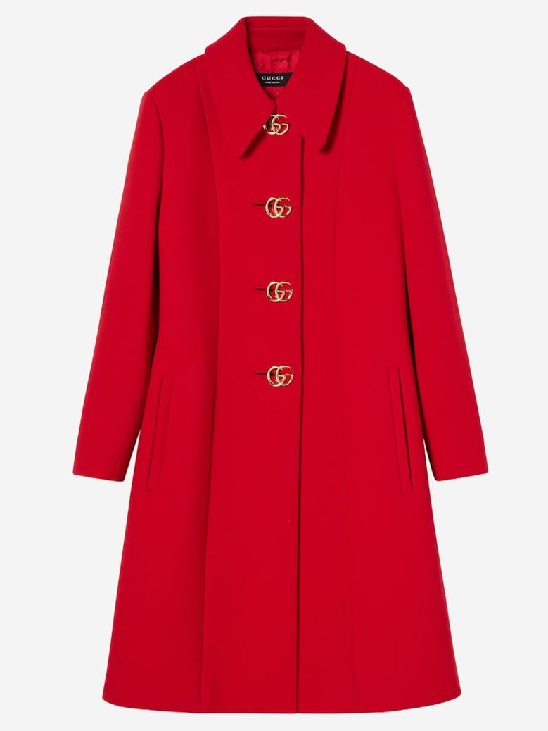 wool coat with gg buttons by Selfnex
