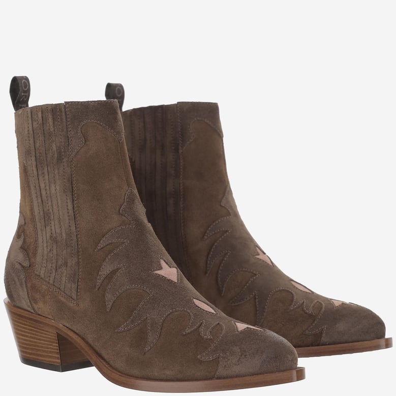 ankle boots brown by Selfnex