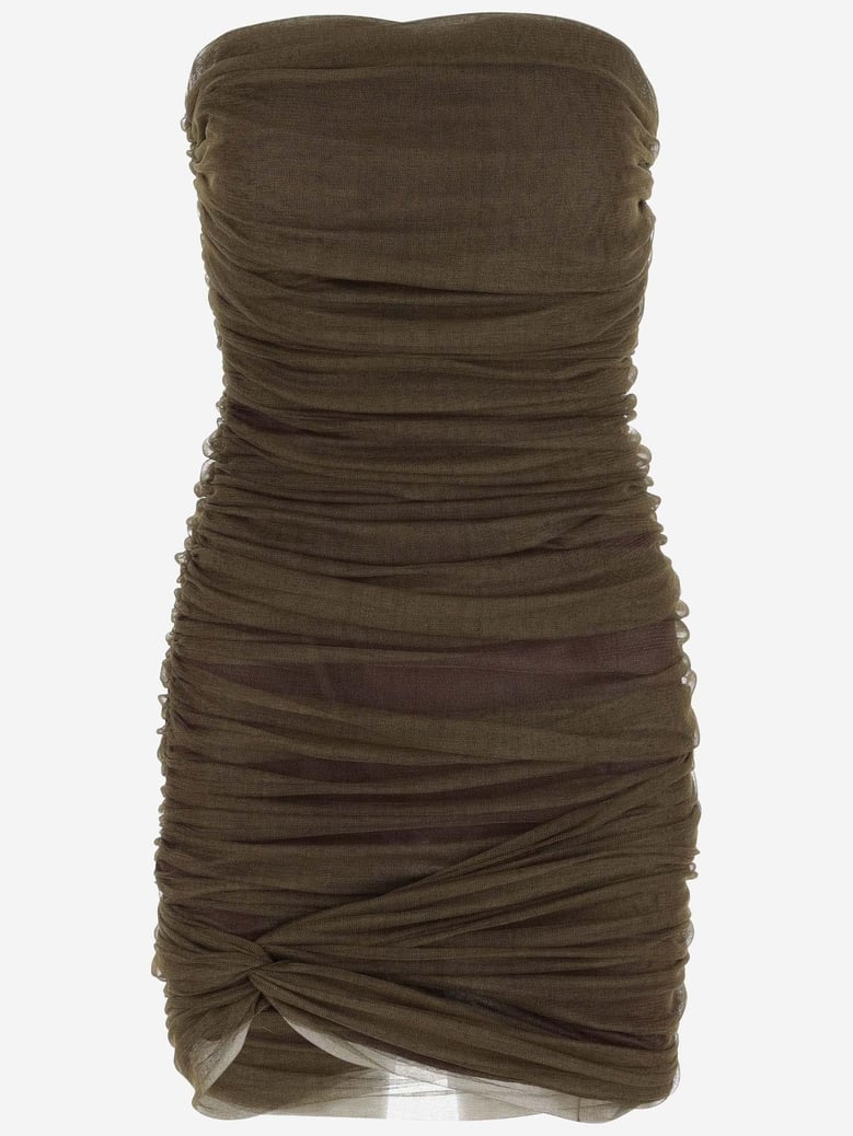 dress tulle bustier green by Selfnex