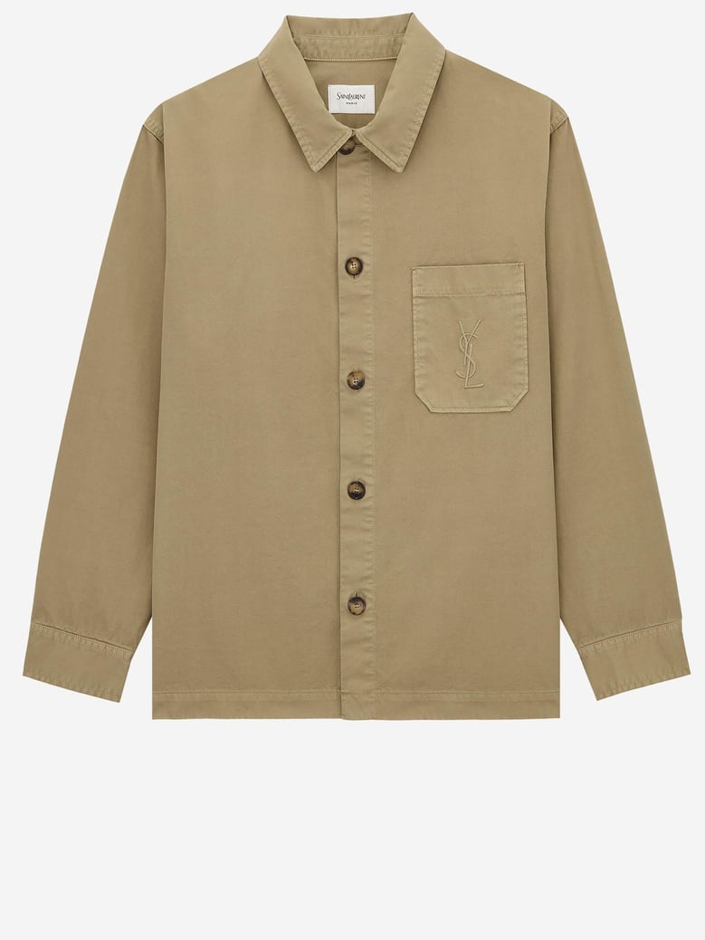 oversized cotton shirt with logo by Selfnex