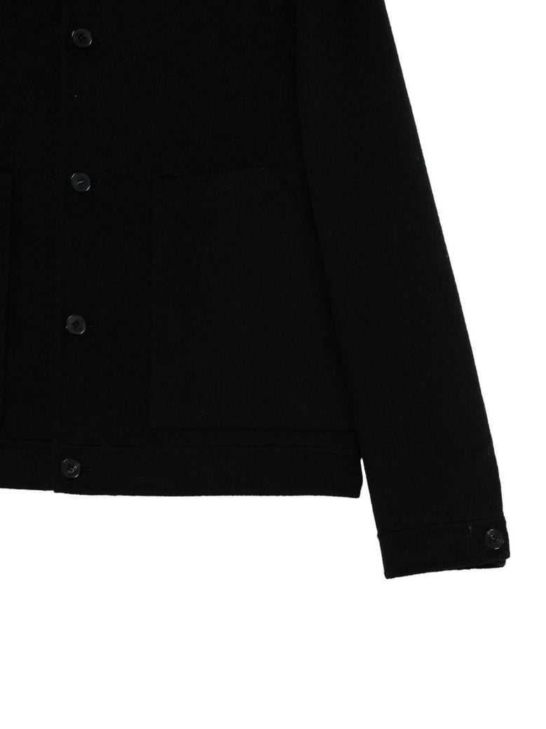 wool jacket black by Selfnex