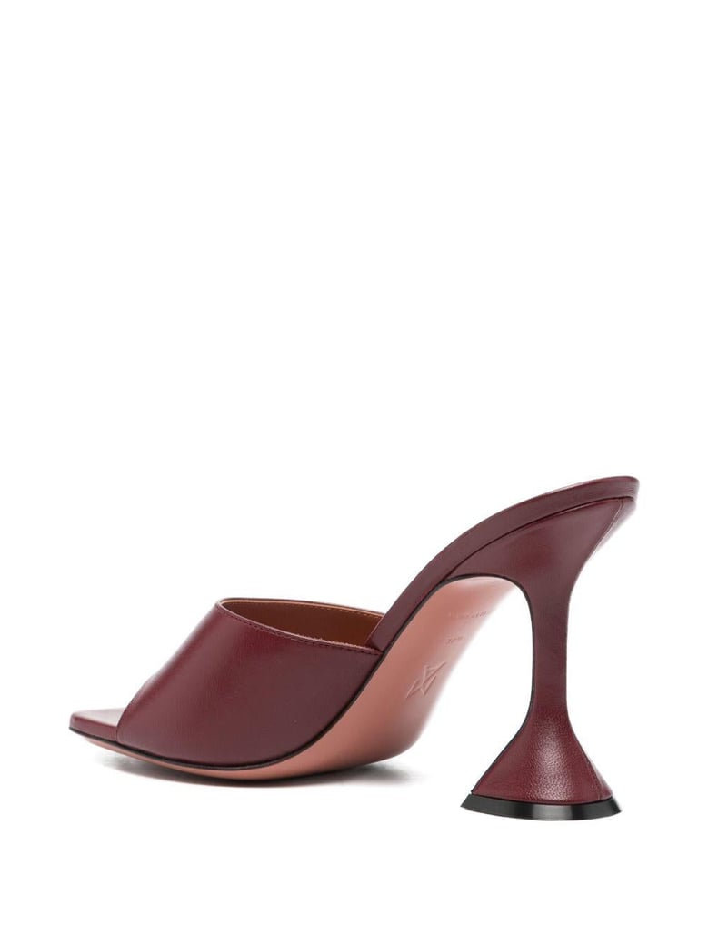 sandals lupita 95 burgundy by Selfnex