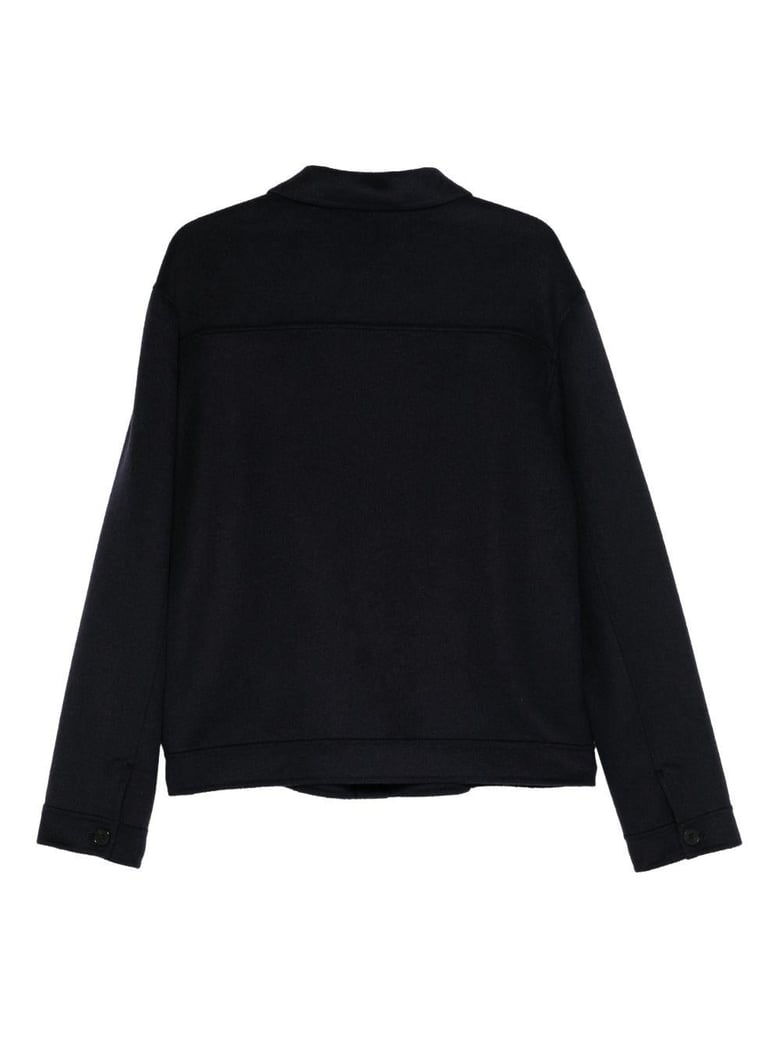 wool jacket blue by Selfnex