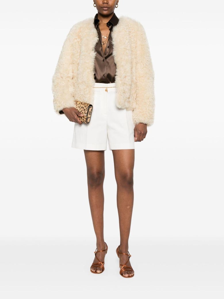 lamb fur jacket by Selfnex