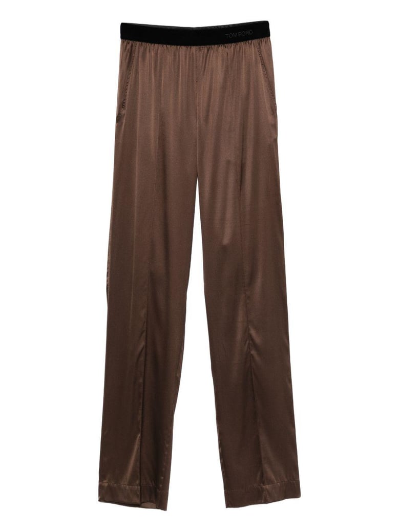 trousers cinnamon silk by Selfnex
