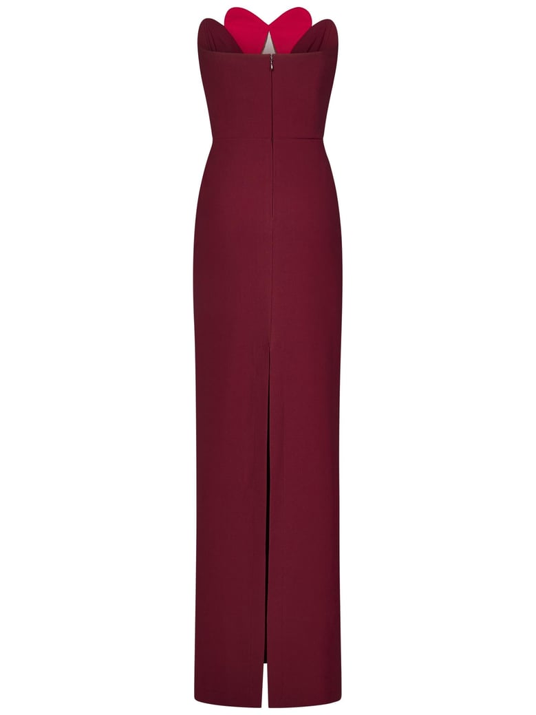 long dress burgundy by Selfnex