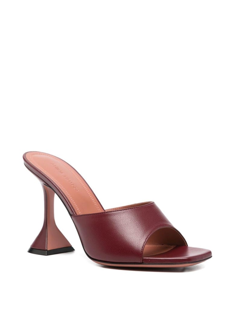 sandals lupita 95 burgundy by Selfnex