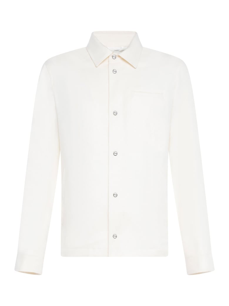 jacket ivory silk-cashmere by Selfnex