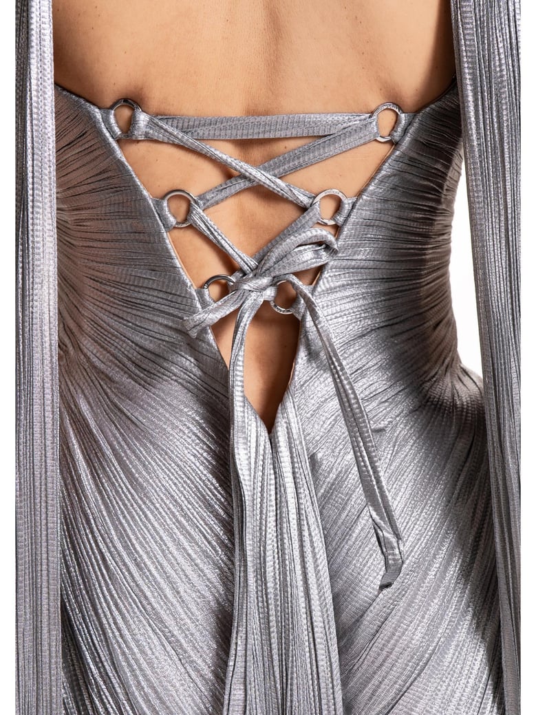 dress tonia silver by Selfnex