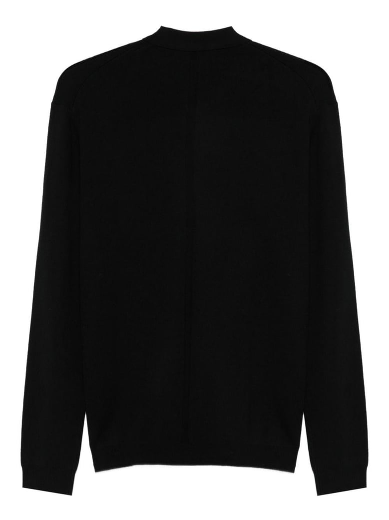 sweater with button placket by Selfnex