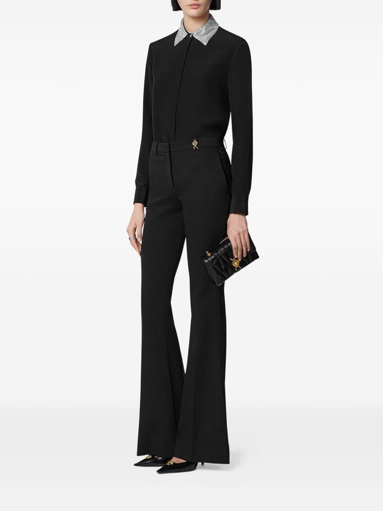 skirt black silk by Selfnex
