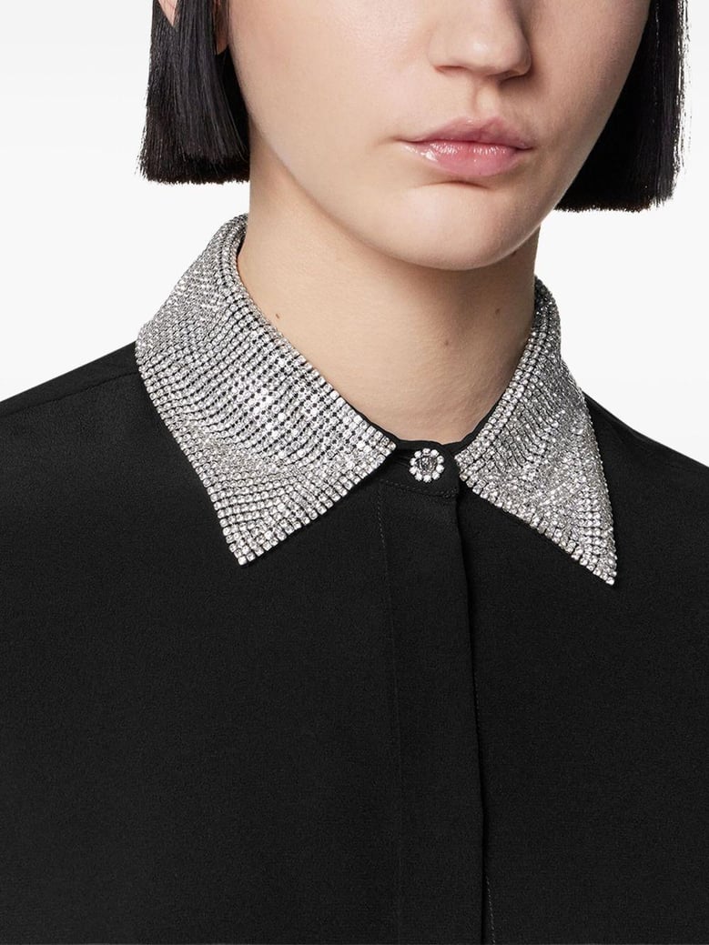 skirt black silk by Selfnex
