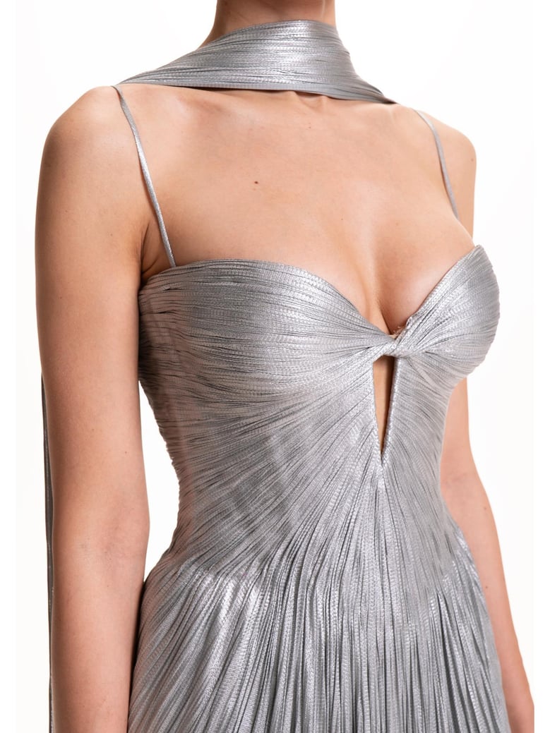 dress tonia silver by Selfnex