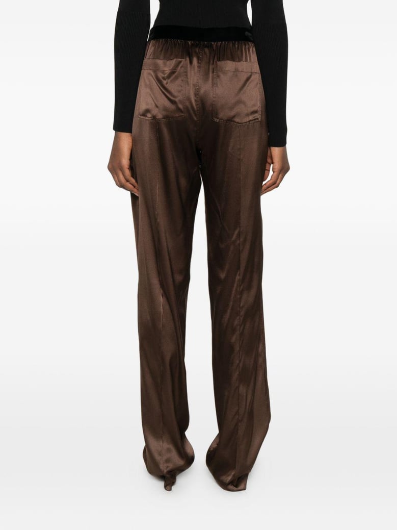 trousers cinnamon silk by Selfnex