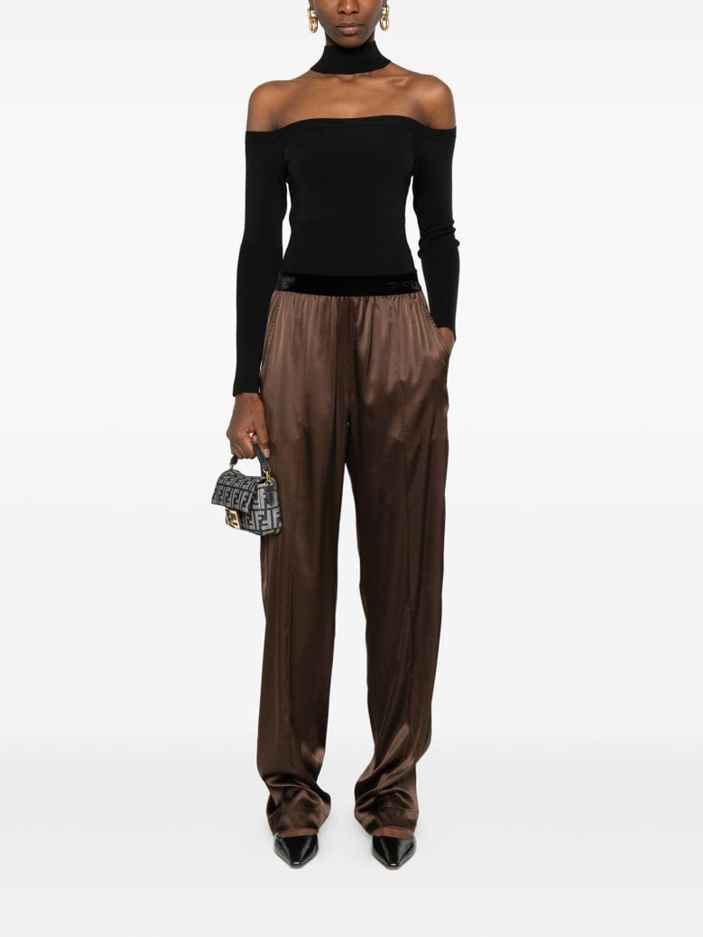 trousers cinnamon silk by Selfnex
