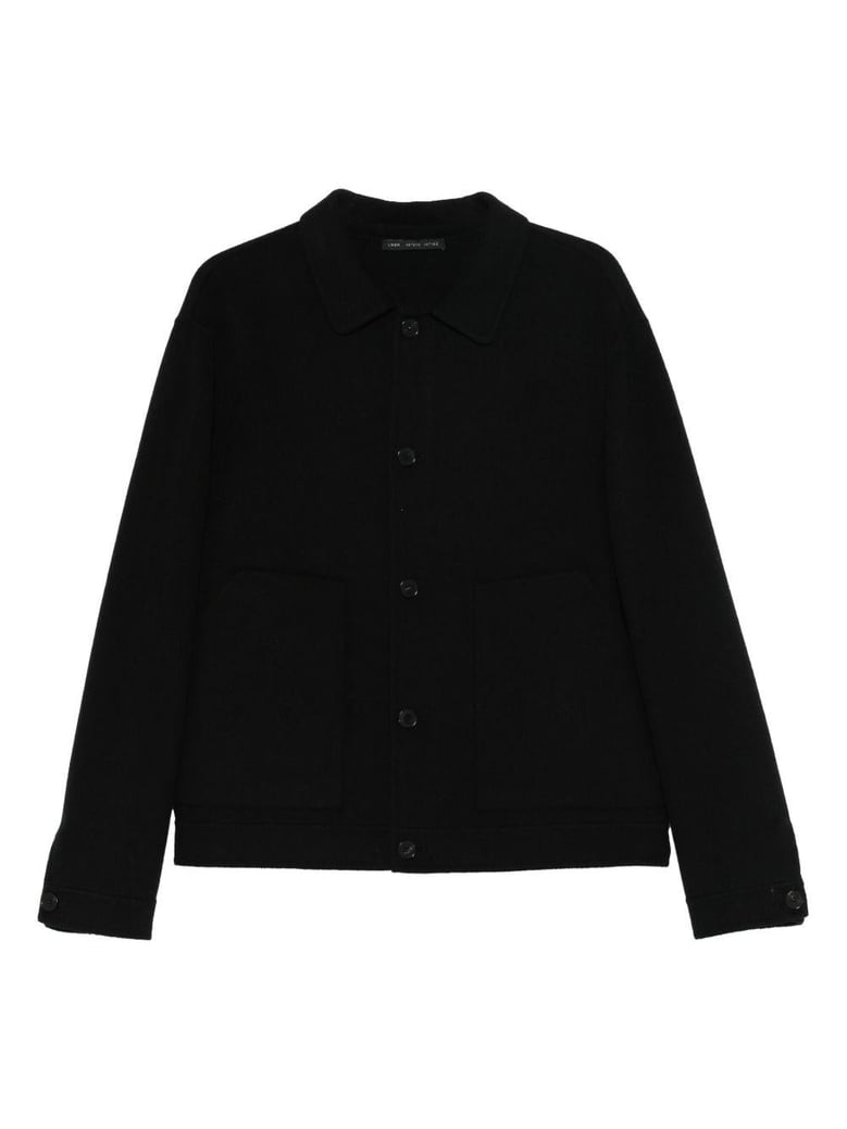 wool jacket black by Selfnex