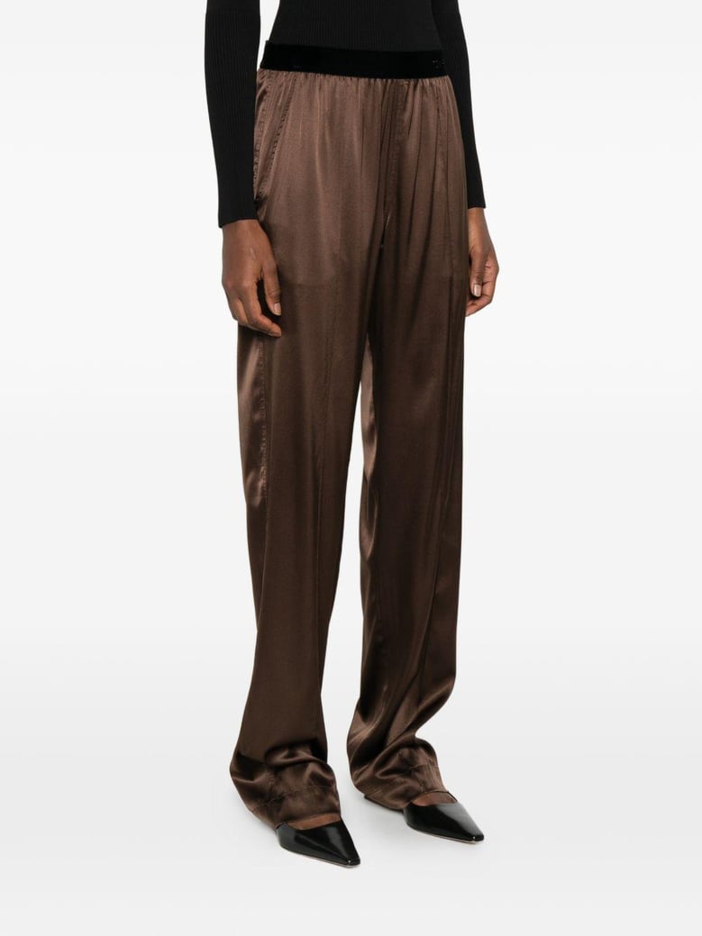 trousers cinnamon silk by Selfnex