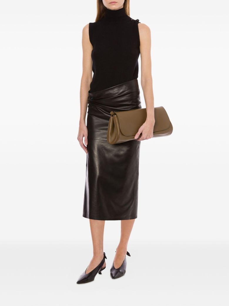funnel neck sleeveless top by Selfnex