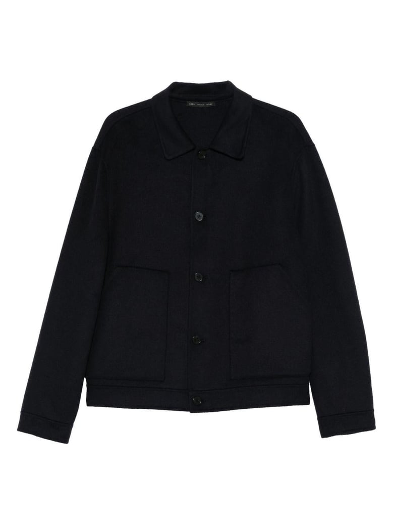 wool jacket blue by Selfnex