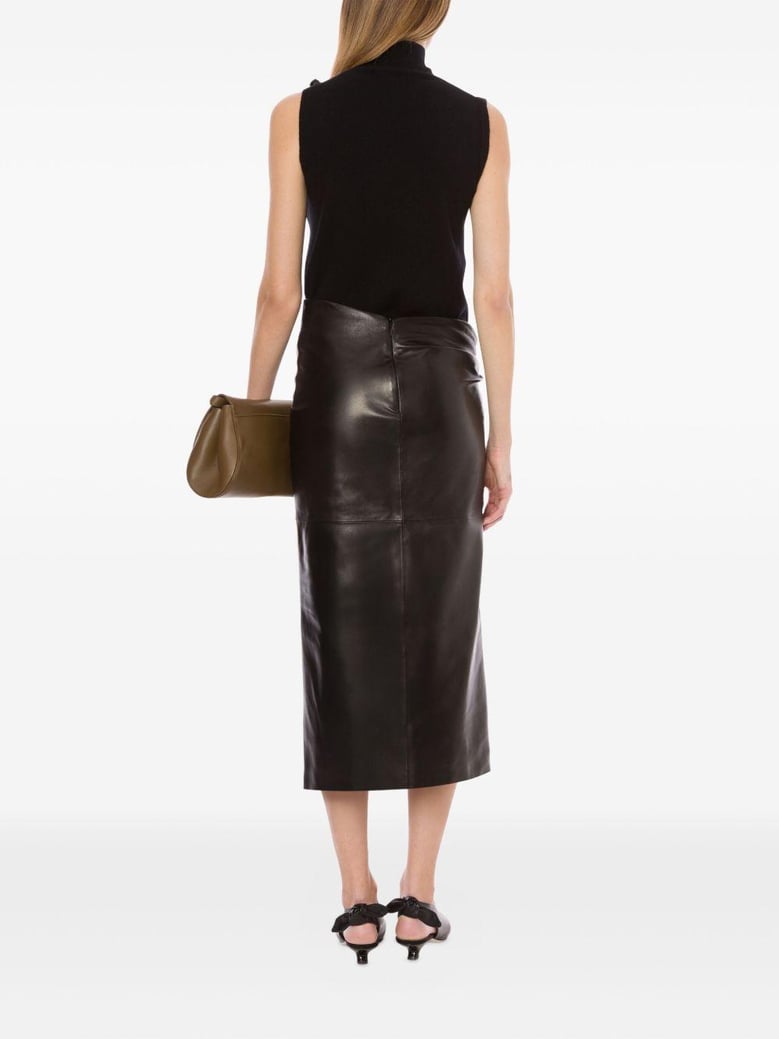 funnel neck sleeveless top by Selfnex