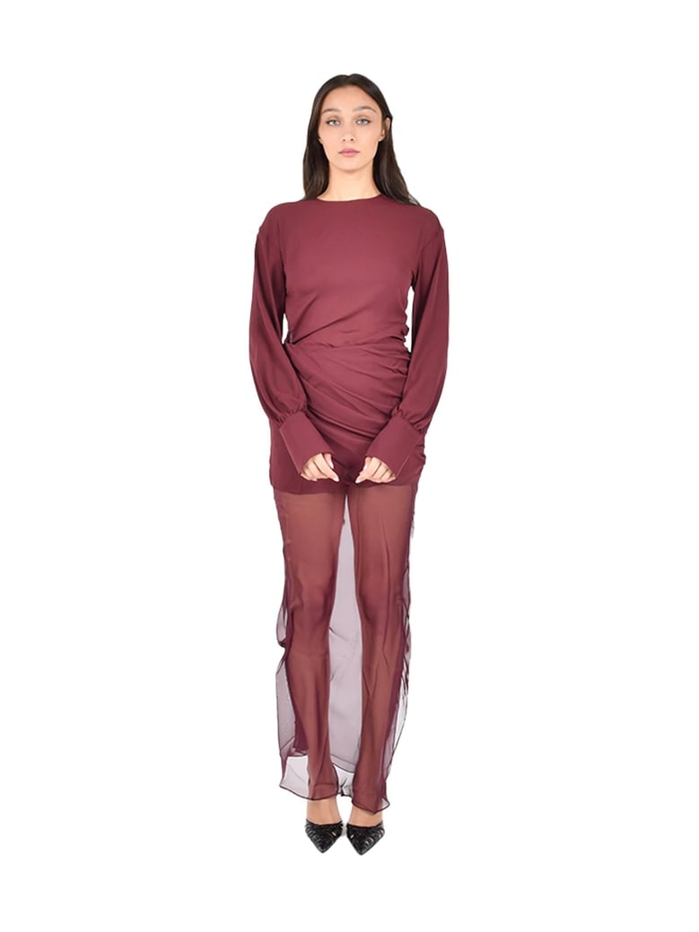 dress davina burgundy by Selfnex
