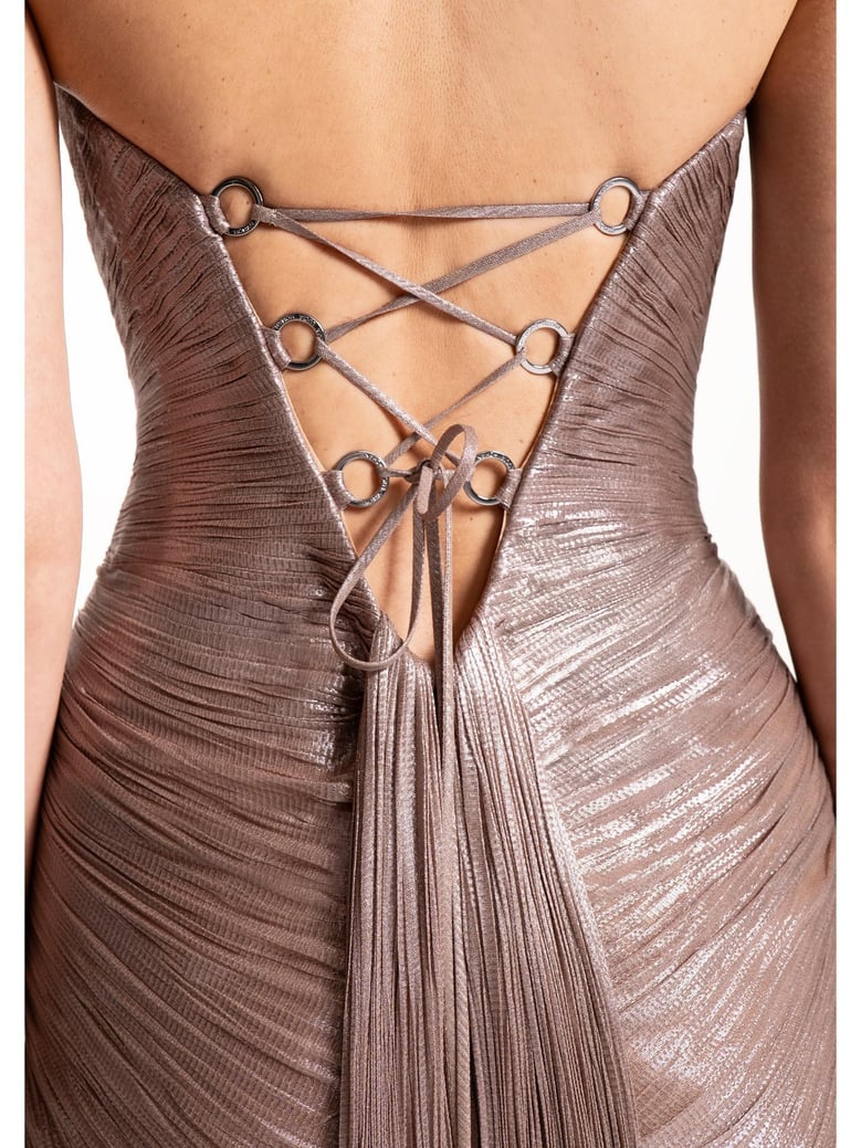 dress alessandra antique pink by Selfnex