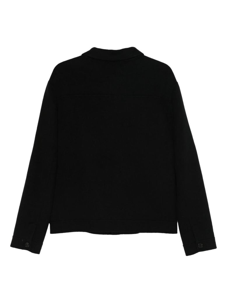 wool jacket black by Selfnex