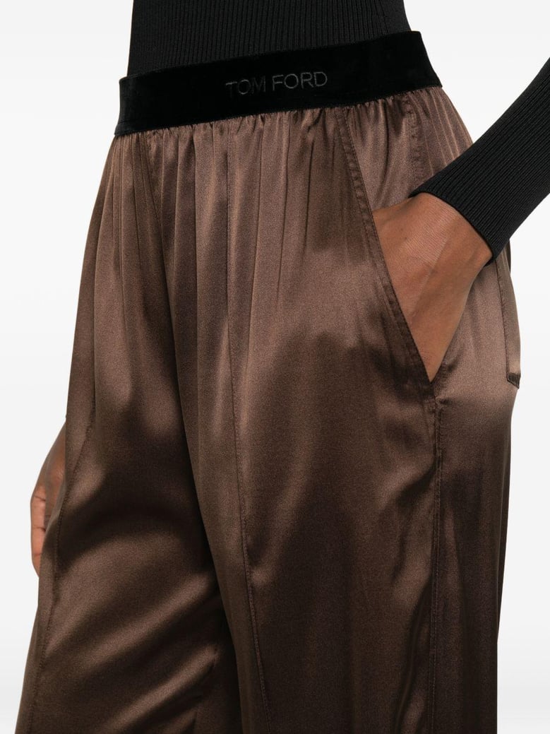 trousers cinnamon silk by Selfnex