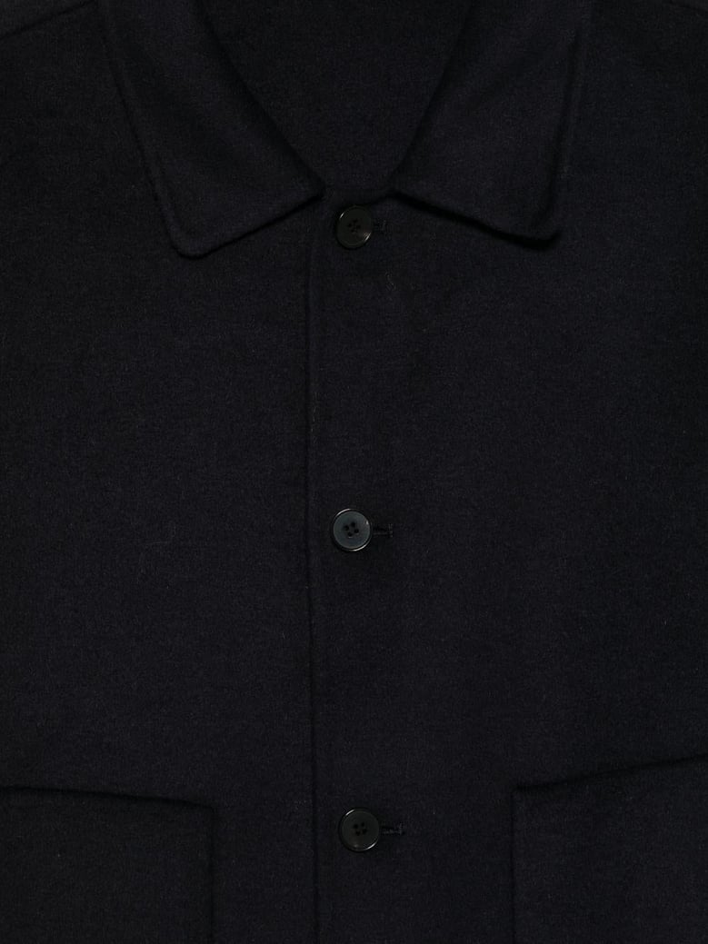 wool jacket blue by Selfnex