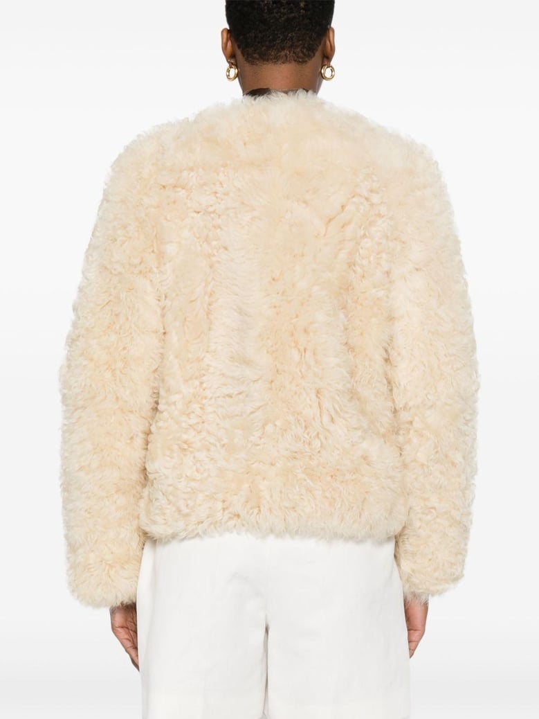 lamb fur jacket by Selfnex