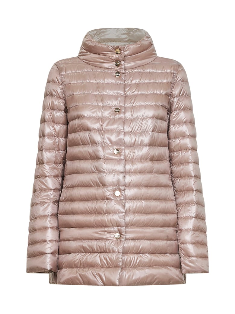 down jacket ultralight nylon light pink by Selfnex