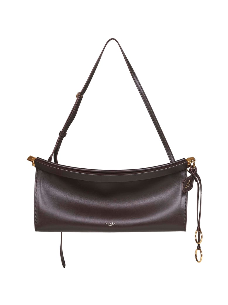 shoulder bag le click east west brown by Selfnex