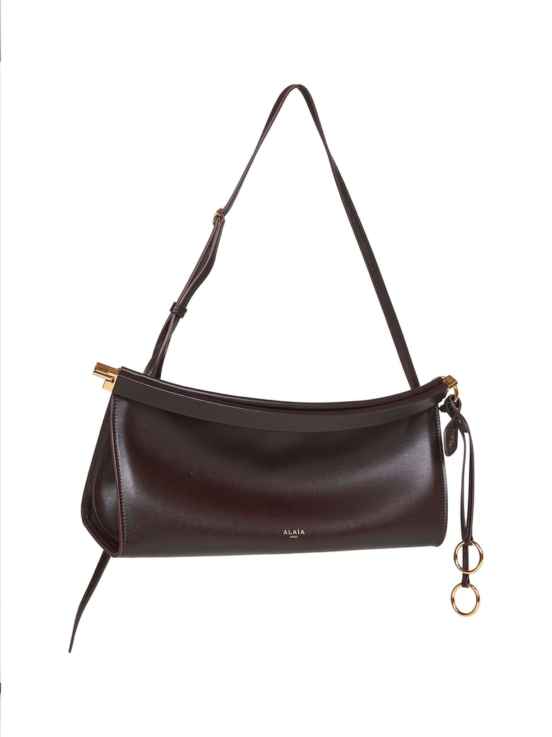 shoulder bag le click east west brown by Selfnex